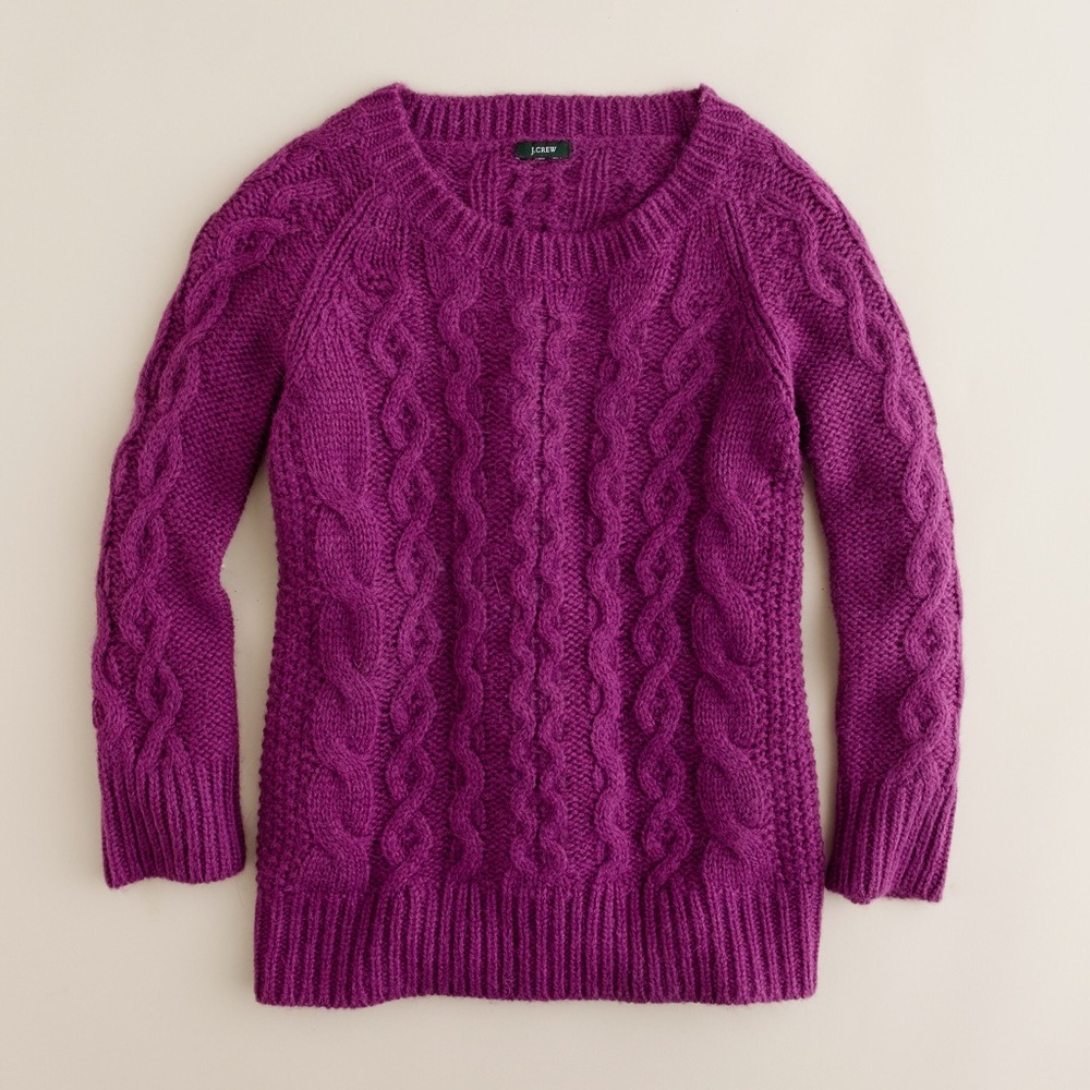 Plum wool sweater